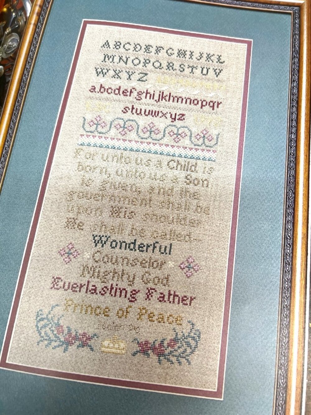 Linda Calhouns Heirloom Sampler Cross Stitch Pattern Book Religious Designs